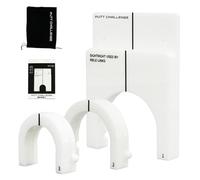 Portails de putting Pro en acrylique - Coupe de trou de golf - Excellent outil d'entraînement au puting - Entraîneur de putter de golf avec sac de protection pour l'entraînement dans le jardin, les