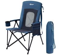 Portal Chaise Pliante Camping - jusqu'à 180 kg Dossier Haut avec Poche latérale Porte-Boisson