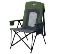 Portal Chaise Pliante Camping - jusqu'à 180 kg Dossier Haut avec Poche latérale Porte-Boisson