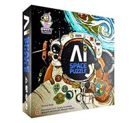 PORTAL GAMES Smart Flamingo | AI Space Puzzle | Cooperative Sci-FI Board Game | AI-Driven Communication Puzzle | 2-5 Players | 30 Minutes | Ages 8+