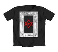 Portal Thelema Symbol Shirt - Aleister Crowley Ordo Templi Orientis Magick Tee Black M