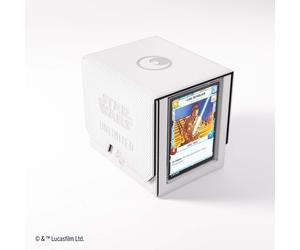 Portamazzo Gamegenic Star Wars Unlimited Box Deck Pod Blanc Noir Convertibile