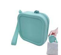 Portamonete in Silicone - Borsetta Quadrata Con Cerniera per Monete, Cuffie E Cosmetici, Organizer Compatto Antipolvere | Portamonete Tascabile per Donna, Viaggio, Ufficio, Borsa O USO Quotidi