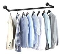 Portant à vêtement industriel SONGMICS - Noir HSR67BK - Capacité de 50 kg