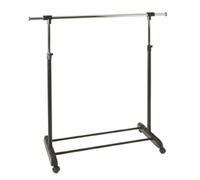 Portant à Vêtements "Clothes" 170cm Chromé & Noir