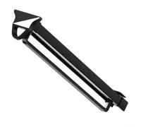 Portant à vêtements coulissant avec système d'abaissement automatique intégré pour armoire avec cadre renforcé poignées jusqu'à 30 kg sans affaissement (36 cm)