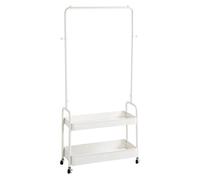 HAKU, blanc, métal, tube d'acier - dimensions : L 85 x H 155 x P 31 cm, style : moderne