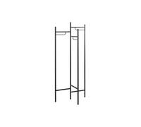 HAKU Portemanteau noir, portemanteau sur pied en métal - Dimensions : L 70 x H 170 x P 36 cm, style : moderne