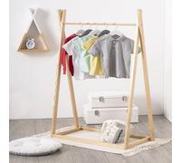 Portant à vêtements enfant beige TU