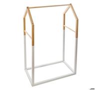Penderie enfant en bois Forme Maison Blanc Atmosphera