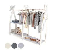 Portant à vêtements enfant mamoi bois blanc 106 × 32 × 95 cm gris clair