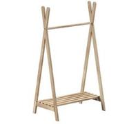 Portant à Vêtements Enfant "Nature" 131cm Naturel Beige G