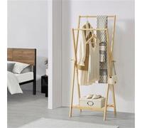 Portant à vêtements Keitele en bambou 150 x 60 x 42 cm [en.casa]