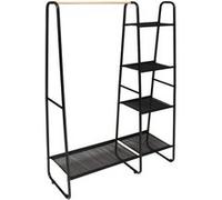 5five Portant à vêtements Artemis 4 étagères Noir