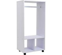 Armoire de rangement penderie à roulettes