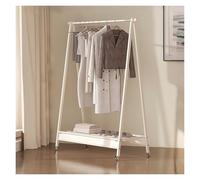 Portant à vêtements pliable avec roulettes, cintre en métal avec étagère, porte-manteau pliable (80 cm), parfait pour la maison et les voyages