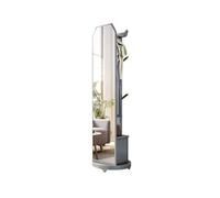 Portant à vêtements, Porte-manteau de sol en bois massif, cintre avec tiroir, armoire de rangement, porche d'entrée, cintre for vêtements de sol, miroir complet amovible ,Portant à vêtements suspendu(