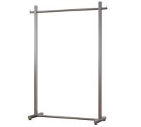 Portant à vêtements Porte-vêtements Robuste Pour Suspendre Les Vêtements, Tringle à Vêtements En Acier Inoxydable Argenté, Charge 420 Lb, Porte-manteau Pour Chambre, Penderie Pour Bo(Size:80X40X155CM)