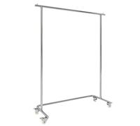 Portant à vêtements robuste avec roulettes, base en U, 80 x 40 x 160 cm, présentoir à vêtements pour chambre à coucher et boutique nization.