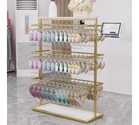 Portant à vêtements robuste, support à cintres double face, organisateur de bijoux, support de rangement pour tringles à vêtements, support à chaussettes, support à cravates et fou
