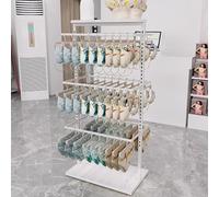 Portant à vêtements robuste, support à cintres double face, organisateur de bijoux, support de rangement pour tringles à vêtements, support à chaussettes, support à cravates et fou