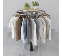 Portant à vêtements rond rotatif robuste pour boutiques, porte-vêtements circulaires à poser au sol, présentoir de vêtements ou porte-sous-vêtements