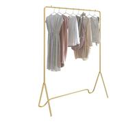 Portant à vêtements scandinave doré d'une capacité de 80 kg, élégant présentoir et rangement pour chambre à coucher, buanderie, armoire, 80 x 40 x 150 cm