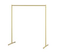 Portant à vêtements sur pied en métal avec tringle, porte-manteau pour vêtements, portant penderie à vêtements pour chambre, vestiaire, pieds stables, charge 80 kg (Color : Gold, Size : 150x40x150cm