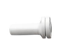 Portant à vêtements télescopique portable, sans perçage, facile à installer, réglable, polyvalent, compact et portable pour camping-cars, hôtels, voyages BAr323 (blanc, 13,2 cm)