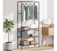 Portant à vêtements - vidaXL - Étagères - Chêne artisanal - Marron