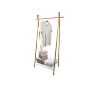 Portant Bambou avec étagère MIA Bois & Blanc MSV
