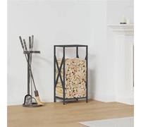 vidaXL Portant de bois chauffage anthracite 34x25x70 cm, support à bûches de cheminée, support à bûches, support à bûches 864321
