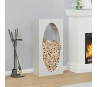 Portant de bois chauffage noir 50x23x100 cm vidaXL