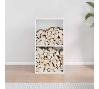 Portant de bois chauffage vert olive 40x30x75 cm vidaXL