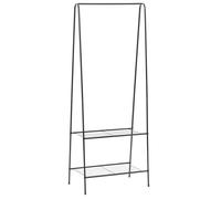 Portant Portant à vêtements Penderie Mobile Style Contemporain - 59 x 35 x 150 cm Noir Top ❤ 64709