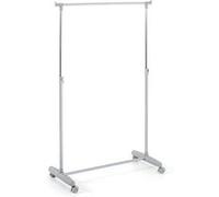 HAKU Möbel Portant chromé, Gris, Plastique, métal - Dim.: L 81 cm x H 96-160 cm x P 39 cm, Style: Modern