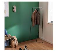 Portant vêtements d'angle en métal gris tubulaire 72x170cm