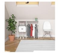 Portant vêtements sous combles KADRA penderie et étagères 100x85cm