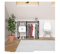 Portant vêtements sous combles KADRA penderie et étagères 100x85cm