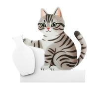 Portaoggetti Per Baffi Di Gatto, Pulizia Senza Problemi, 6x5,7 Cm, Porta Baffi Di Gatto, Decorazione Magnete In Acrilico Per Animali Domestici, Espositore Con Magnete, Per Espositore Da Frigo Per Deco