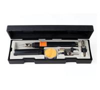 Portasol Kit de soudure portable au gaz butane avec allumage automatique, fer à souder professionnel avec embouts interchangeables, couteau chaud, souffleur, mallette rigide