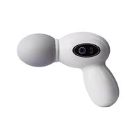 Portatif Pistolet de massage en plastique à 6 vitesses, mini-masseur à percussion, masseur portatif silencieux for le corps, les jambes, les épaules et le dos puissant(Wit)