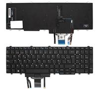 Portatilmovil® - Clavier pour ordinateur portable DELL Latitude E5550 E5570 5580 Precision 3510 7510 RETROILUMINÉ