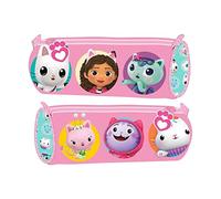 KIDS EUROSWAN Trousse ronde DISNEY La maison magique de Gabby Rose Polyester 22 x 8 cm