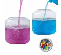 PortaTorreStore Lot de 2 boules doseuses pour machine à laver 160 ml, en silicone souple 100 %, cube rotatif, ultra silencieux, économie de lessive, protection totale des vêtements, graduée 60-160 ml
