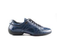 Portdance Hommes Sneakers/Dance Sneakers PD Casual - Cuir Bleu - Semelle de Sneaker [EUR 41]