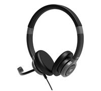 PORTDESIGNS Port Designs 912001, Avec fil, Bureau/Centre d'appels, 20 - 20000 Hz, 136 g, Casque, Noir