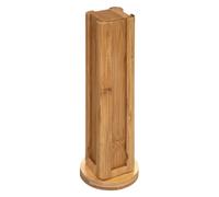 Five Simply smart - Porte-capsules rotatif bambou H. 29 cm Marron 32 capsules
