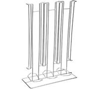 Porte 36 Capsules ""Coffee"" 31cm Argent