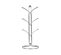 TABLE PASSION - Porte-tasses 6 Mugs 16x19 cm Argent Métal, 100%